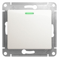 GLOSSA 1-клавишный ВЫКЛЮЧАТЕЛЬ с подсветкой, сх.1а, 10АХ, механизм, ПЕРЛАМУТР GSL000613