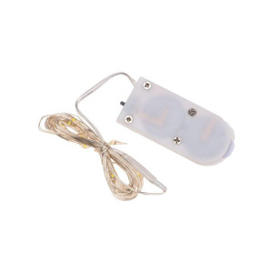 Гирлянда светодиодная Роса 2м 20LED бирюз. 2Вт 4.5В IP20 провод прозр. Neon-Night 303-004