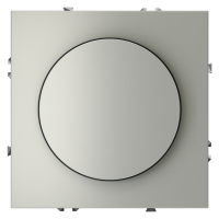 Светорегулятор встраиваемый VOLTUM S70 поворотно-нажимной 600 Вт, (сталь)