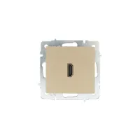 VESNA Розетка HDMI одинарная золото