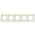 Рамка 5-м Афина универс. сл. кость (ivory) Universal A1042-I