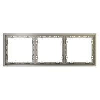 Рамка пластиковая VOLTUM S70 на 3 поста, (шелк)