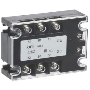 Реле твердотельное OSS-1 25А 380В AC 3-32В DC ONI OSS-1-3-25-B
