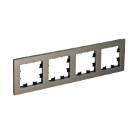 ATLASDESIGN NATURE 4-постовая РАМКА, МЕТАЛЛ ЛАТУНЬ ATN312204