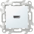 Розетка HDMI Simon 24 HARMONIE, скрытый монтаж, белый, 2411094-030