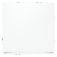 Выключатель встраиваемый VOLTUM S70 одноклавишный с подсветкой 10А, (белый матовый)