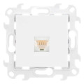 Розетка компьютерная СП Simon 24 RJ45 кат.5E UTP IP20 механизм бел. Simon 2410598-030