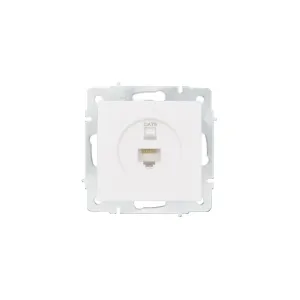 VESNA Розетка компьютерная белая   cat 6