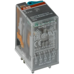 Реле CR-M024DC4 24B DC 4ПК (6A) ABB 1SVR405613R1000