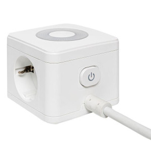 Удлинитель Куб 2х1.3м 2USB 2.4А+Type C + Ночник 1кв.мм EKF UBA-CUB-2-TC