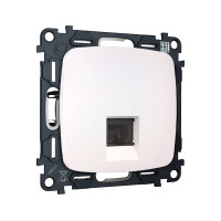 MO212005 Комплект механизма компьютерной розетки RJ-45 экранированной с автоматической защитной шторкой OMEGA Жемчуг QUANT OP2120, VM185 AMBRELLA VOLT