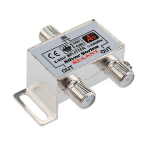 Делитель ТВ краб х2+3шт F BOX 5-1000 МГц Silver Rexant 05-6101
