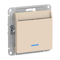 Карточный выключатель Schneider Electric ATLASDESIGN, механический, бежевый, ATN000267