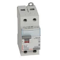 Выключатель дифференциального тока УЗО 2п 40А 30мА тип AC DX3 Leg 411505