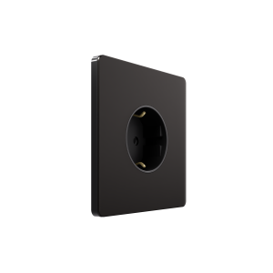 Systeme Infinity, Розетка СУ с ЗК 250В, 16А, защит.шторки, Полярная ночь