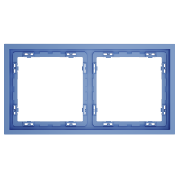 Рамка пластиковая VOLTUM S70 на 2 поста, (деним)