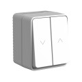 ATLASDESIGN PROFI IP54 О/У 2-клавишный ВЫКЛЮЧАТЕЛЬ ДЛЯ ЖАЛЮЗИ, сх.4, 10А, СЕРЫЙ ATN543019