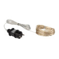 Гирлянда светодиодная Роса 30м 300LED тепл. бел. 3.6Вт IP44 с трансф. Neon-Night 303-216