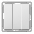 Трехклавишный выключатель Schneider Electric W59, белый, VS0516-351-1-86