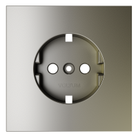 Накладка для розетки с заземлением, S70 (шелк)