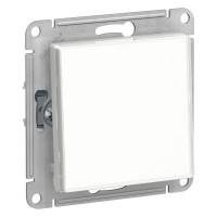 ATLASDESIGN ART 1-клавишный ВЫКЛЮЧАТЕЛЬ, сх.1, 10АХ, механизм, БЕЛЫЙ ATN200111