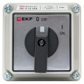 Переключатель кулачковый ПК-3-13 3П 16А ВКЛ-ВЫКЛ IP54 EKF pk-3-13-16