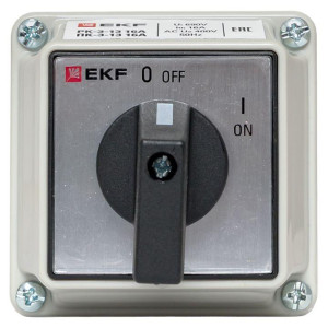 Переключатель кулачковый ПК-3-13 3П 16А ВКЛ-ВЫКЛ IP54 EKF pk-3-13-16