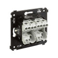 Кнопка 2-кл. СП Avanti Ванильная дымка DKC 4405154