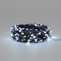 Гирлянда Роса 20м 200LED бел. IP20 230В с контроллером провод зел. Neon-Night 303-265