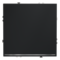 Проходной переключатель встраиваемый VOLTUM S70 одноклавишный с подсветкой 10А, (графит)