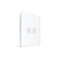 Systeme Infinity, Розетка информационная СУ RJ-45 кат.6 2-я, Арктический лед