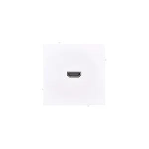Розетка HDMI 1-м СП ESTET IP20 механизм бел. LEZARD 745-0288-203
