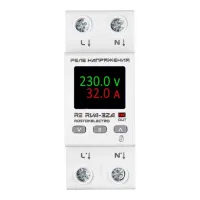 Реле напряжения ROSTOKELECTRO RE RVA-32A с ЖК-дисплеем 46-671