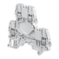 ZS4-D2 Клемма винтовая 4мм.кв., двухуровневая, синяя