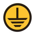 Знак Земля круглый d20мм EKF an-1-04