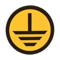 Знак Земля круглый d20мм EKF an-1-04