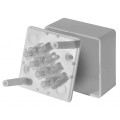 PE Коробка клеммная, наруж.монтаж, 55х55х30мм, IP42, бел