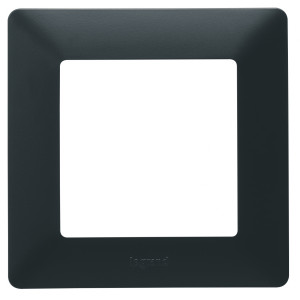 Legrand Valena LIFE Black. Рамка Антрацит. 1-постовая универсальная.
