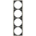 Рамка 4 поста Jung CD 500, платина, CD584PT