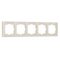 W0052003/ Рамка на 5 постов Snabb basic (слоновая кость)