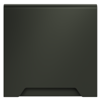 Накладка для розетки с заземлением, защитными шторками и крышкой, S70 титан