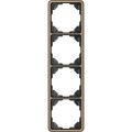 Рамка 4 поста Jung CD 500, бронзовый, CD584GB