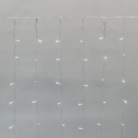 Гирлянда светодиодная Светодиодный Дождь 2х1.5м 150LED бел. 5.1Вт 230В IP44 эффект мерцания прозр. провод Neon-Night 235-515