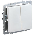 IEK BRITE BASE Жемчуг Выключ. 2-кл 10А ВС10-2-0-БрЖ