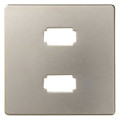 Накладка на розетку 2xUSB Simon SIMON 82, скрытый монтаж, шампань, 8201090-034