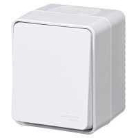ATLASDESIGN PROFI IP54 О/У 1-клавишный ВЫКЛЮЧАТЕЛЬ КНОПОЧНЫЙ, сх.1, 10А, БЕЛЫЙ ATN540115