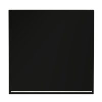 Клавиша для выключателя/переключателя одноклавишного с подсветкой, S70 (черный матовый)