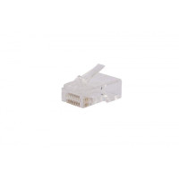Разъем легкой оконцовки PLEZ-8P8C-U-C5-100 RJ-45 (8P8C) под витую пару кат.5 (50 µ/ 50 микродюймов) универс. (для ож и мж кабеля) (уп.100шт) Hyperline 403341