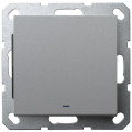 Jasmart G Алюминий Выключатель 1-кл с подсветкой 10A 250V~