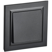 Выключатель 1-кл. СП BRITE ВСР10-1-0-БрЧ 10А в сборе черн. IEK BR-V10-0-10-K02-F